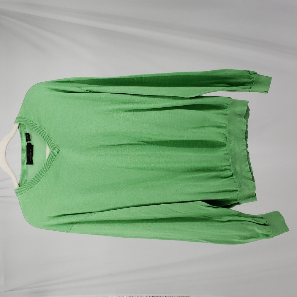 Bugatchi Men's V Neckline Pullover Sweater Long-Sleeve Ribbed Size XL